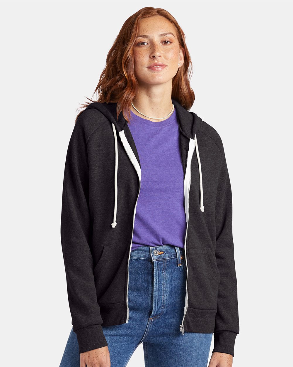 Alternative 9573 - Women's Adrian Eco-Fleece Full-Zip Hooded Sweatshirt