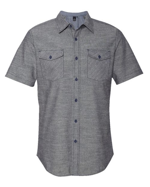 Burnside 9255 - Chambray Short Sleeve Shirt