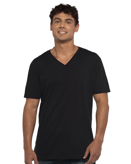 Next Level T-Shirt V-Neck Cotton - 3200
