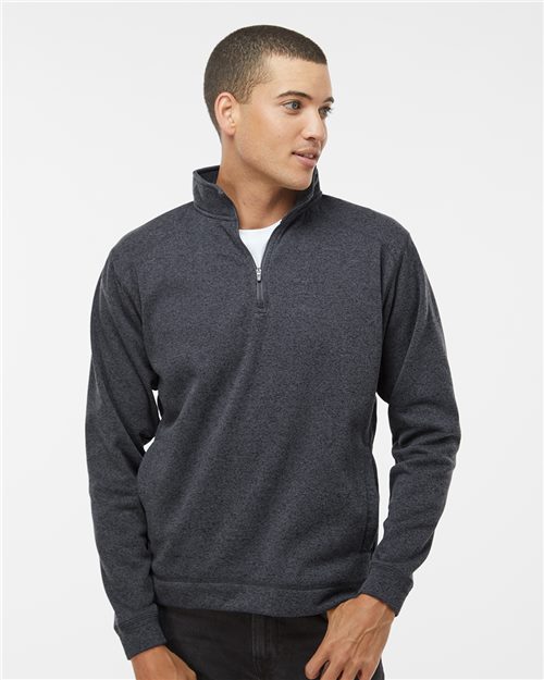 J. America 8614 - Cosmic Fleece Quarter-Zip Sweatshirt