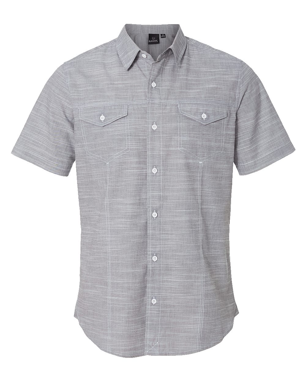 B9247 Burnside Textured Solid Short Sleeve Shirt