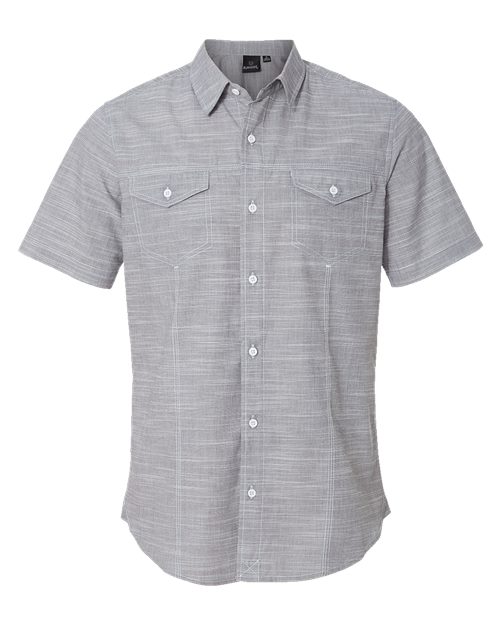 Burnside 9247 - Textured Solid Short Sleeve Shirt