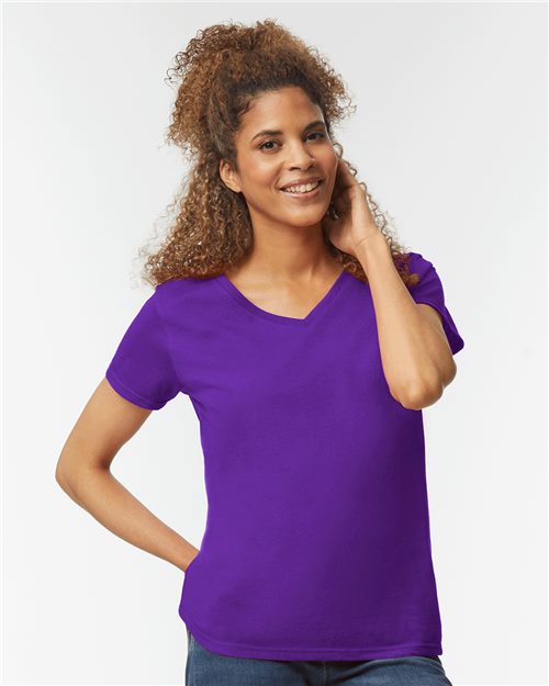 Gildan 5V00L - Women's Heavy Cotton™ V-Neck T-Shirt