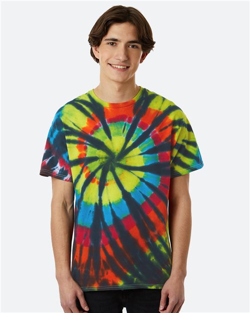 Dyenomite 200TD - Rainbow Cut-Spiral Tie-Dyed T-Shirt