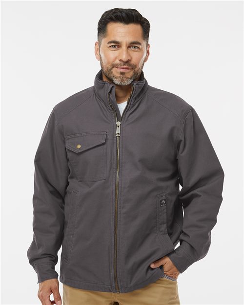 DRI DUCK 5037 Endeavor Canyon Cloth™ Canvas Jacket with Sherpa Lining Model Shot