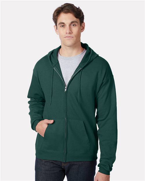 Hanes P180 - Ecosmart® Full-Zip Hooded Sweatshirt