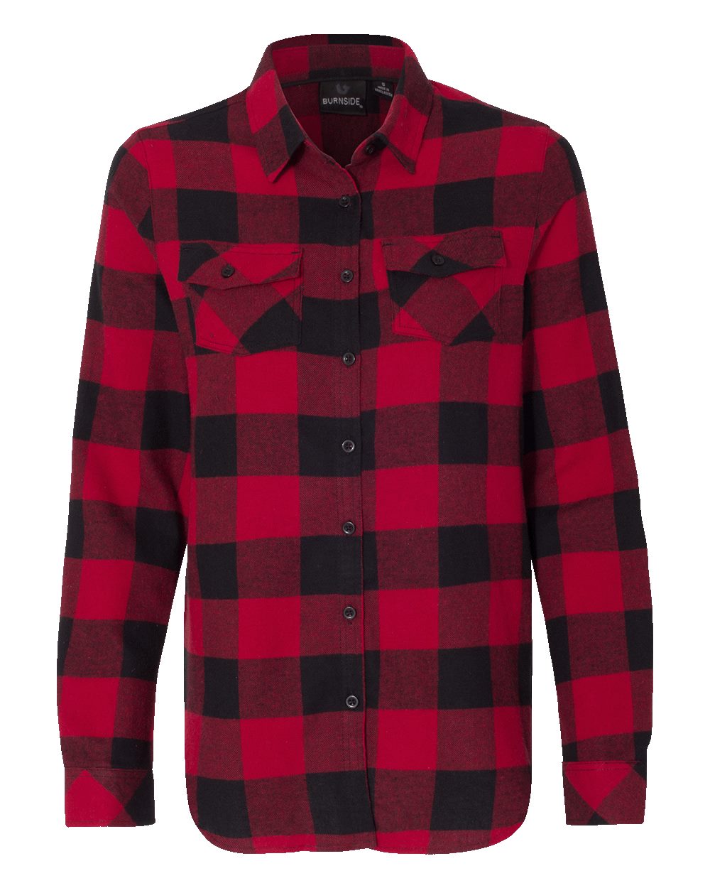 Burnside Mens 8210 Yarn-Dyed Long Sleeve Flannel Shirt 