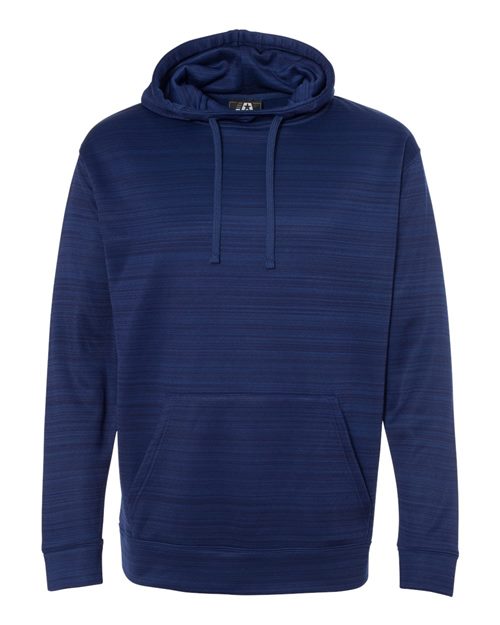 J. America 8661 - Odyssey Striped Performance Fleece Hooded Sweatshirt