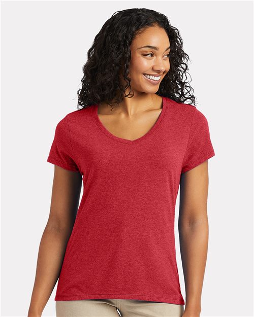 Hanes 42VT - Perfect-T Women’s Triblend V-Neck T-Shirt