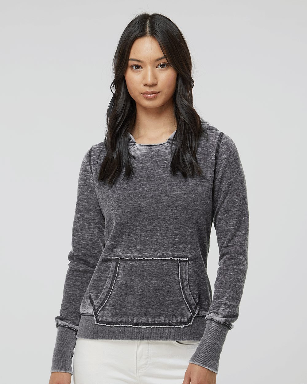 J. America 8912 - Women's Zen Fleece Hooded Sweatshirt