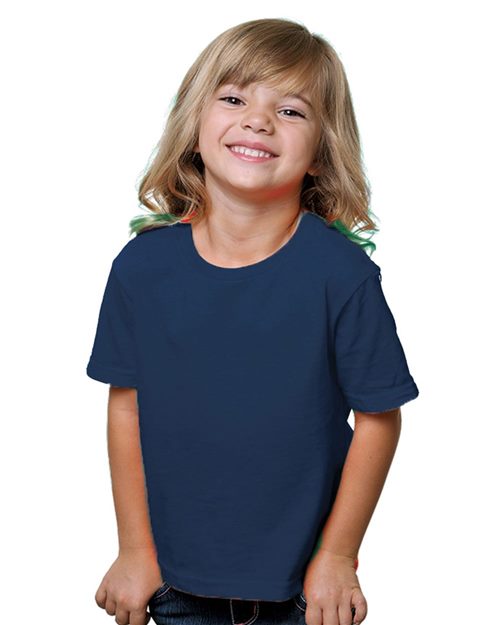 Bayside 4125 USA-Made Toddler T-Shirt Model Shot