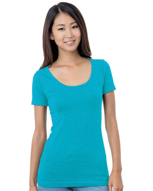 Bayside 3405 - Women's USA-Made Scoop Neck T-Shirt