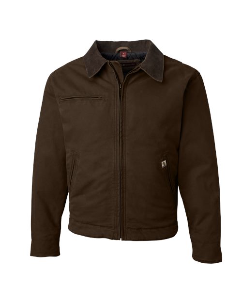 DRI DUCK 5087T Outlaw Boulder Cloth™ Jacket with Corduroy Collar Tall Sizes Model Shot