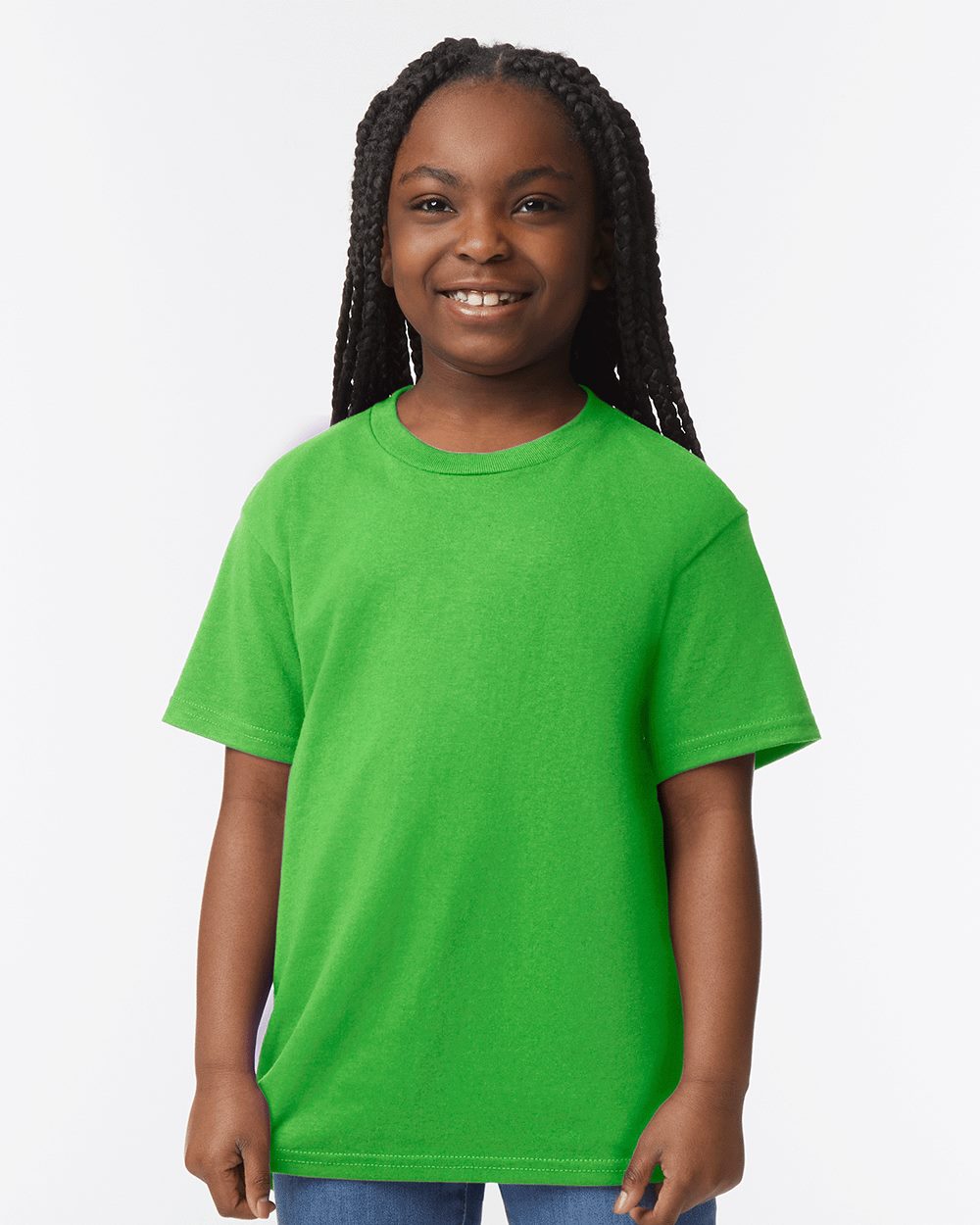 Gildan Adult 5.5 oz., 50/50 T-Shirt 3XL KELLY GREEN