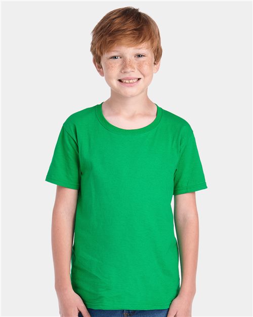 Youth Short 3930BR HD T-Shirt Fruit of Sleeve Cotton - the Loom