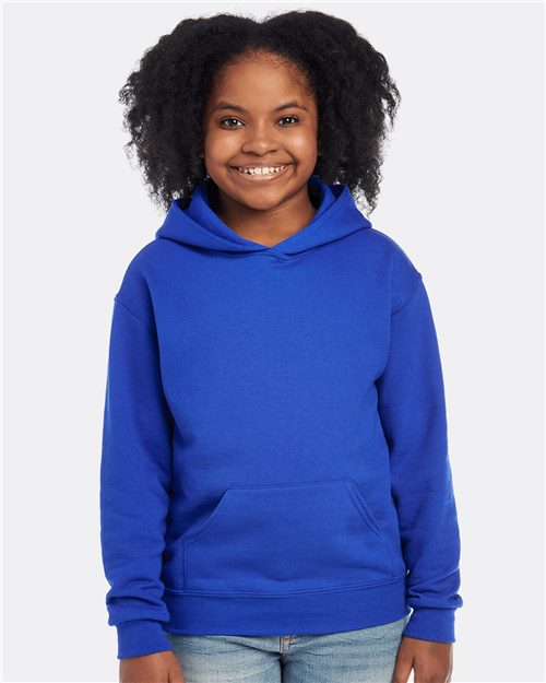 JERZEES 996YR NuBlend® Youth Hooded Sweatshirt Model Shot