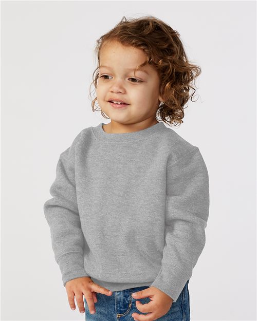 Rabbit Skins 3317 Toddler Fleece Crewneck Sweatshirt Model Shot