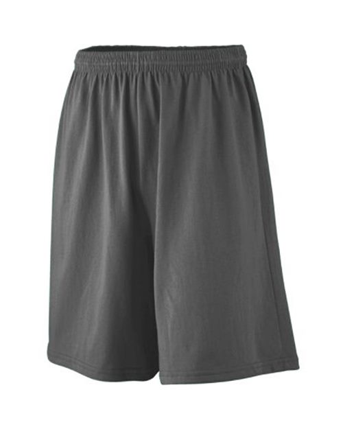 Augusta Sportswear 915 Longer Length Jersey Shorts Model Shot