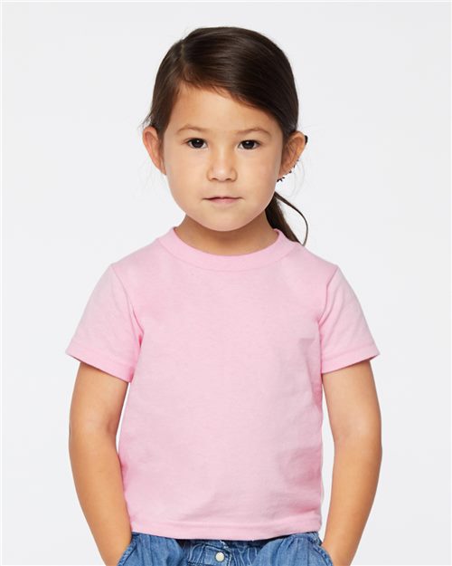 Rabbit Skins 3301T T-shirt en coton jersey pour tout-petits Model Shot