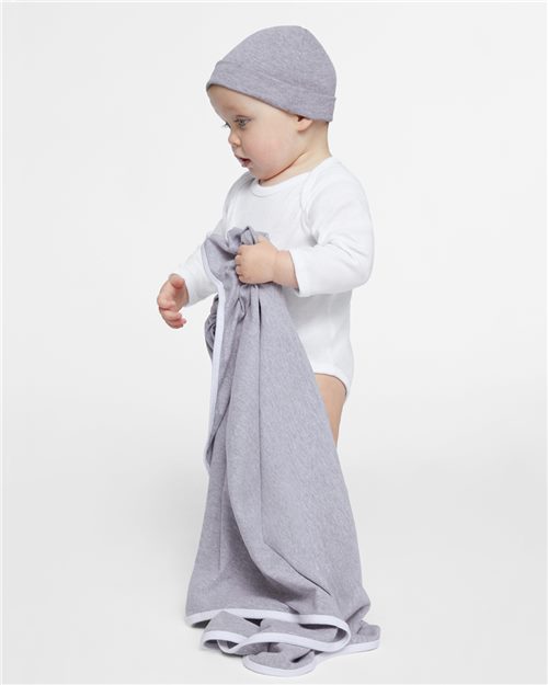 Rabbit Skins 1110 Premium Jersey Infant Blanket Model Shot