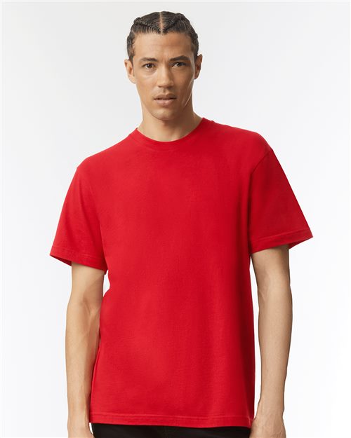 American Apparel 2001 T-shirt unisexe en jersey fin Model Shot