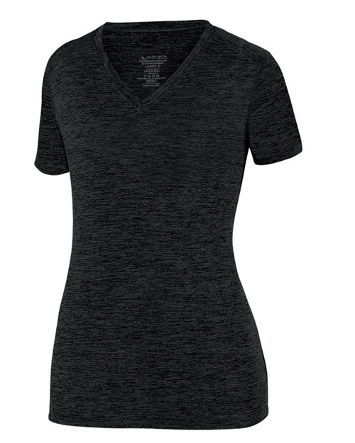 Augusta Sportswear 2952 - Women's Intensify Black Heather Training T-Shirt