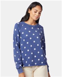 J. America 8927 - Women's Zen Fleece Raglan Sweatshirt