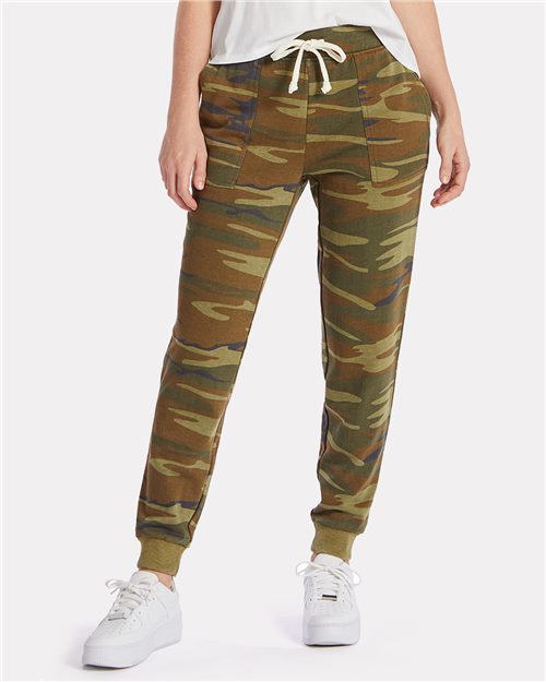Alternative 8632 - Women's Long Weekend Mineral Wash French Terry Joggers