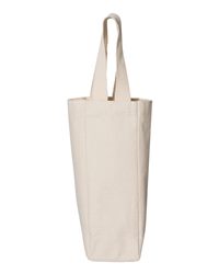 6 Liberty Bags Single or Double Bottle Wine Tote or Drawstring Bag 1725 Cotton 