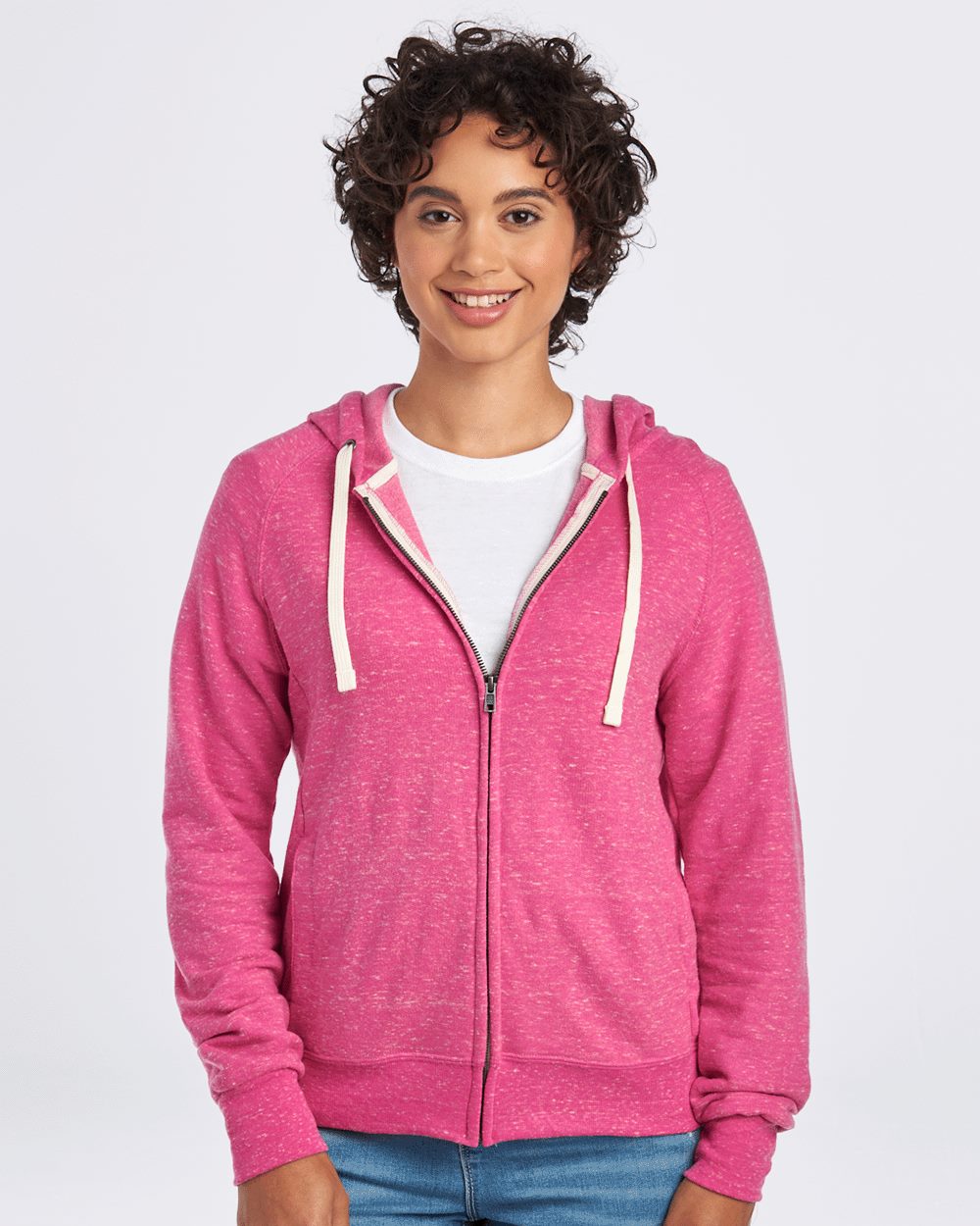 Heather French Terry Hooded Pullover
