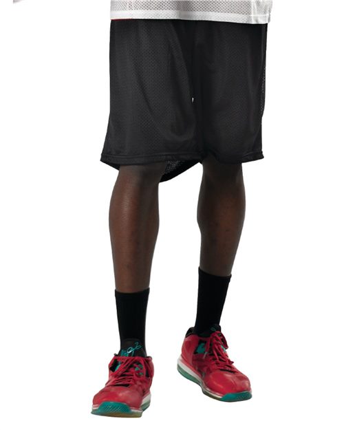 Alleson Athletic 566PY Shorts de malla extrema juvenil Model Shot
