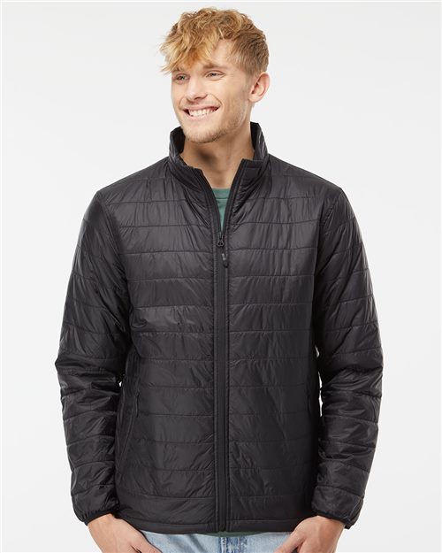 Independent Trading Co. EXP100PFZ Puffer Jacket Model Shot