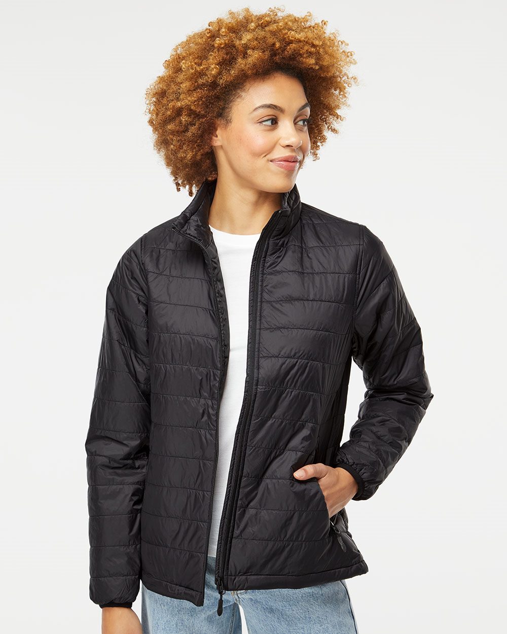 Independent Trading Co. EXP200PFZ - Women's Puffer Jacket