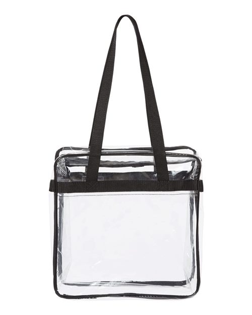 OAD OAD5005 OAD Clear Tote with Zippered Top Model Shot
