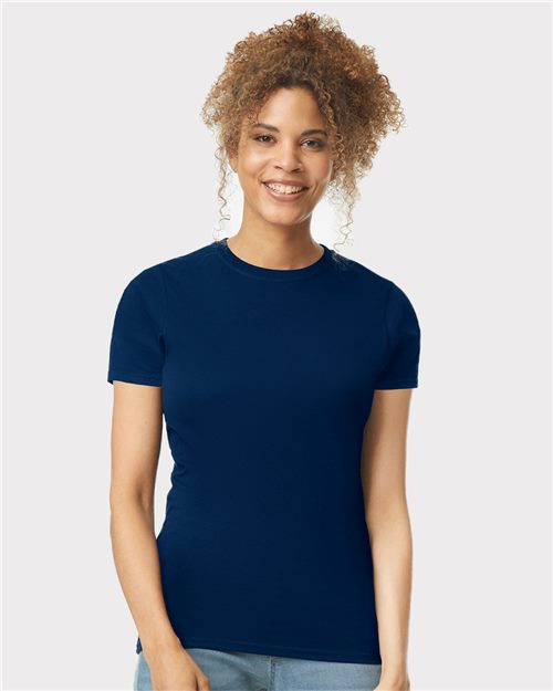 Gildan Camiseta Premium de algodón para Mujer 