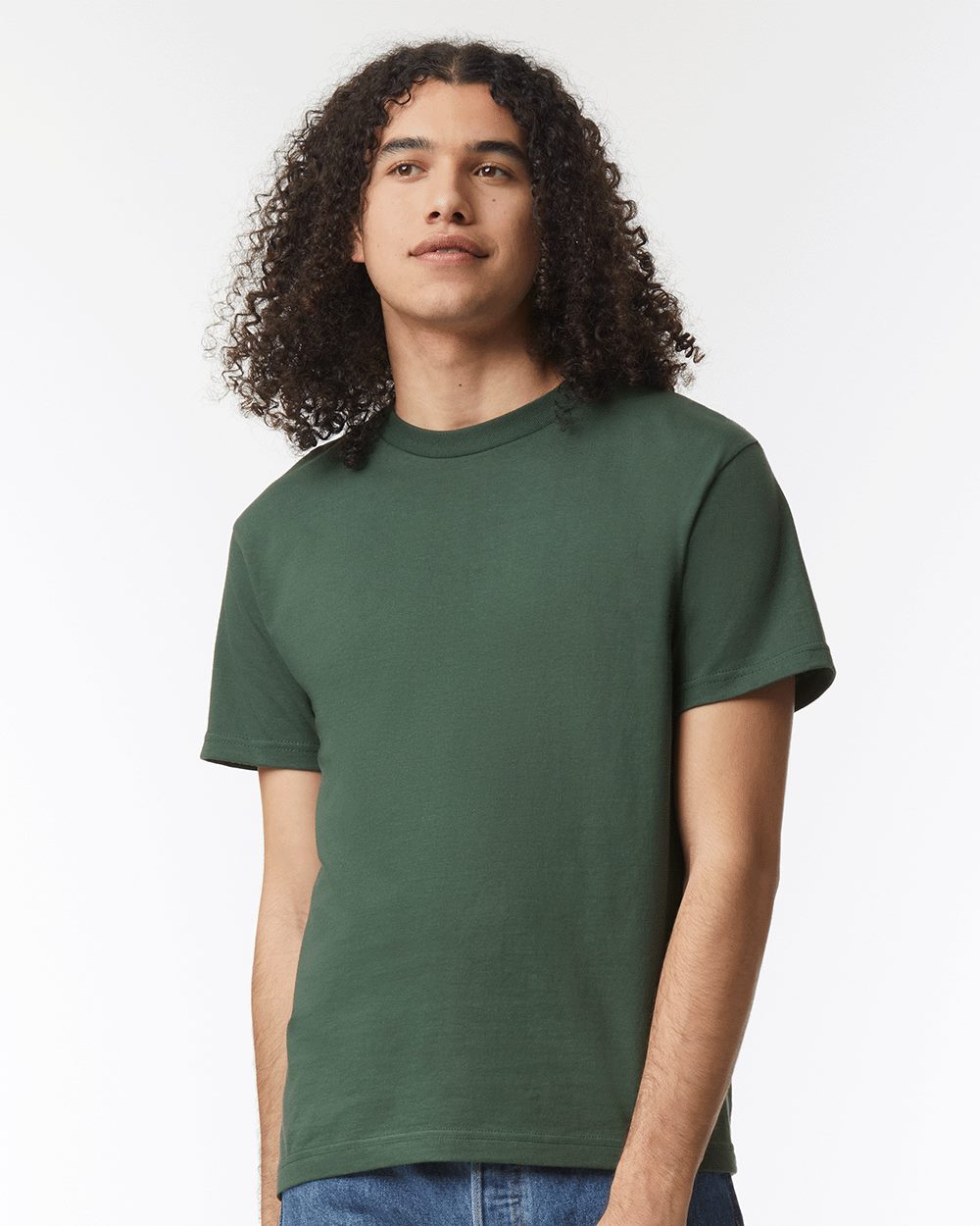 American Apparel Men's Heavy Jersey Weight Box Short Sleeve T-Shirt, Sizes  S-XL