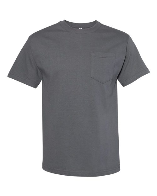 ALSTYLE 1305 T-shirt classique à poche pour adultes Model Shot