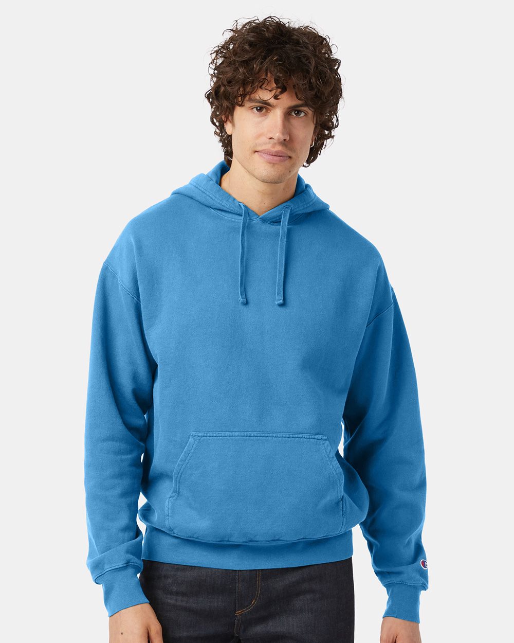 champion garment dyed sweatshirt