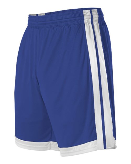 Alleson Athletic 538PY Shorts de baloncesto de una sola capa para jóvenes Model Shot