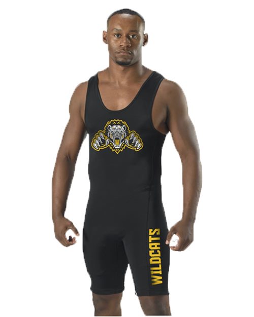 Alleson Heavyweight Adult Mens Wrestling Singlet Red Navy Royal Black 250W1A 