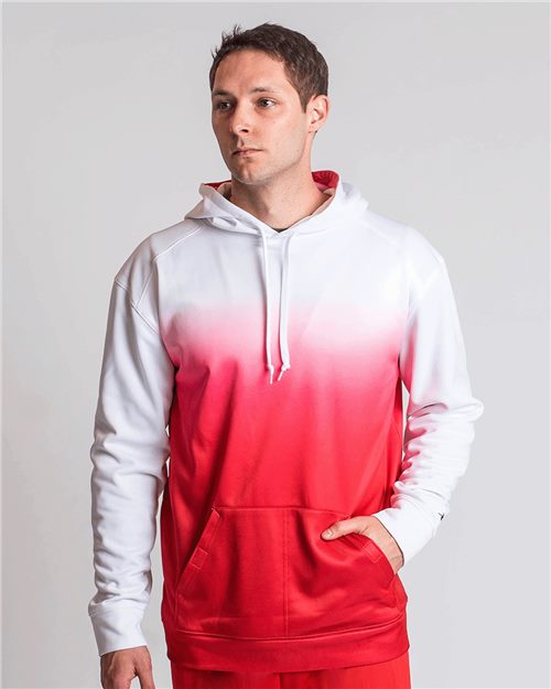 Badger 1403 Ombre Hooded Sweatshirt