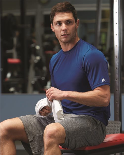 Russell Athletic 629X2M Core Performance Short Sleeve T-Shirt Model Shot