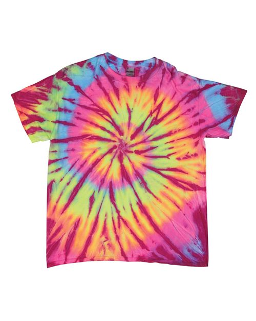 Dyenomite 20BNR - Youth Neon Rush Tie-Dyed T-Shirt