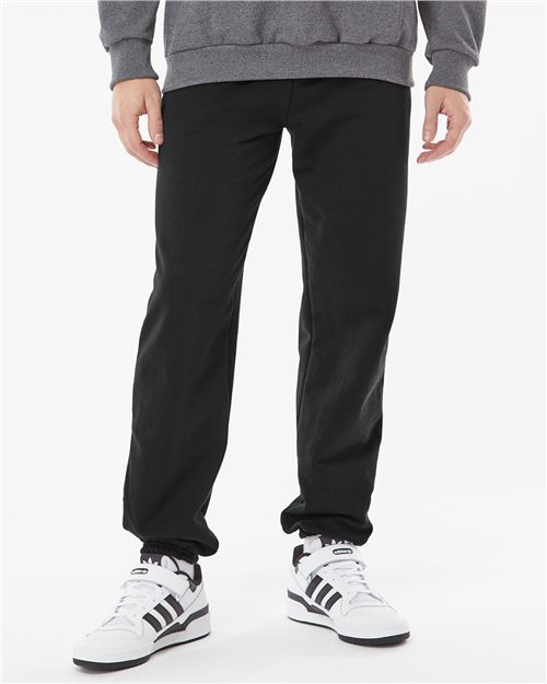 King Fashion KF9012 Pocketed Sweatpants with Elastic Cuffs Model Shot