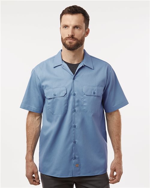 Dickies 2574L Short Sleeve Work Shirt - Long Sizes Model Shot