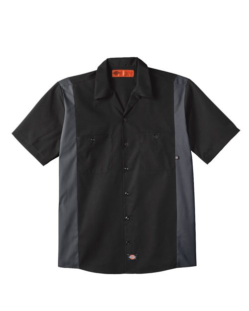 Dickies LS524L - Industrial Colorblocked Short Sleeve Shirt - Long Sizes