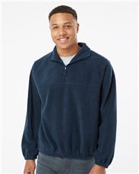 Burnside 3600 - Men's Polar Fleece Quarter-Zip Hooded Pullover