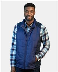 Burnside 8701 - Men's Nylon Vest with Fleece Sleeves