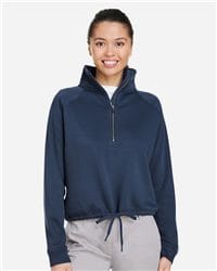 vineyard vines K002521 - Women's Microstripe Sankaty Half-Zip Pullover
