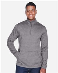 Devon & Jones DG798W - Women's Newbury Mélange Fleece Quarter-Zip